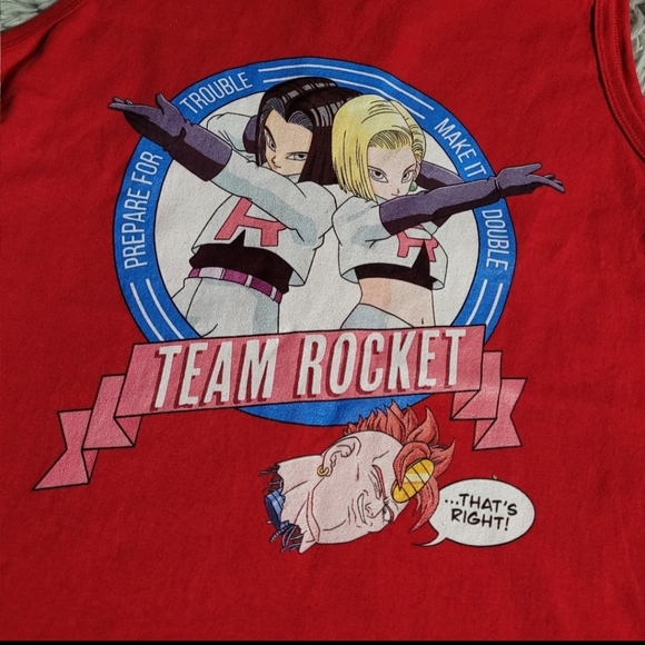 Double Trouble, Team Rocket -Pokemon Tank Top, Unisex MEDIUM - Picture 2 of 3